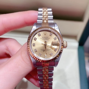 劳力士日志型69173日历钻石刻度自动机械女表