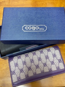 cobo女士钱包卡包长款紫色