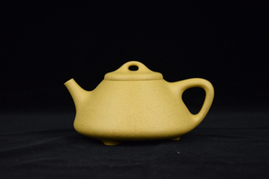 文熙紫砂 石瓢王子李寒勇款子冶石瓢壶