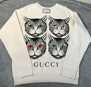 gucci卫衣 古驰卫衣外套 四猫卫衣 猫咪 猫头 gucc