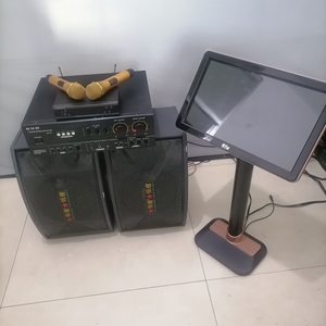 二手声皇 钱柜音箱10寸卡包家庭ktv套装卡