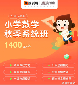 猿辅导数学系统班