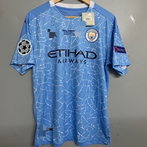顶级泰版 2021曼城主场球员版球衣 17号德布劳内 10号