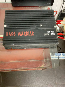 汽车功放 二手美国进口2路黑剑功放 带高电平输入 带高低音调