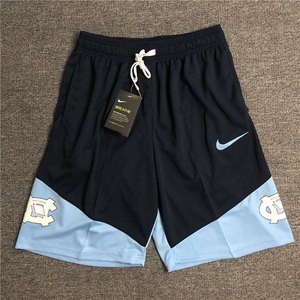 耐克nike美式ncaa篮球裤北卡蓝五分训练短裤休闲宽松透气