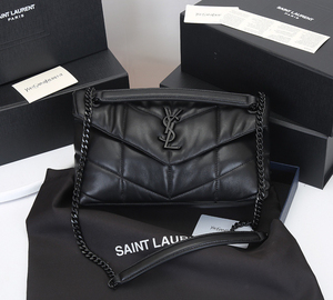 ysl 包包loulou puffer 绗缝小羊皮包,100