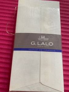 法国G.LALO白色信封24入