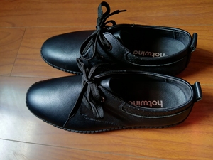 hotwind热风 男鞋皮鞋 黑色 真皮 39码 小码男鞋