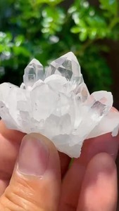 天然纯白水晶花 不带围岩 传讯水晶