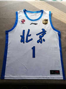 cba北京首钢队1号国产詹姆斯 李根复古球衣