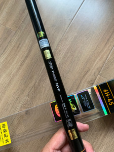 达瓦鱼竿,达瓦黑钢冴,4.5米 6h,9.999新,下水一