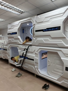 【限量版,限购10张】太空舱床睡眠床酒店住宿胶囊宾馆室内房间