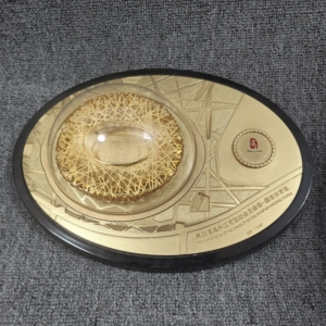 北京奥运会鸟巢镀金模型摆件