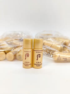 专注韩妆只做正品78天气丹水乳小样 whoo后天气丹水乳5ml