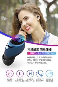 蓝牙耳机双耳索爱t2