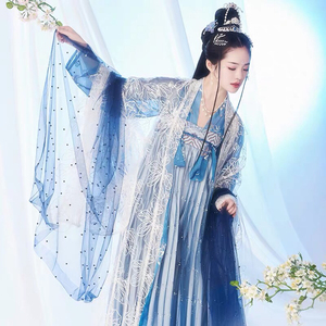 无衣饮羽汉服鲛人泪