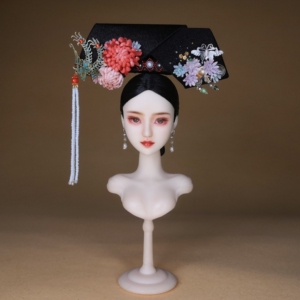 【展示】obitsu ob27 古装娃娃头饰旗头首饰发包烫花