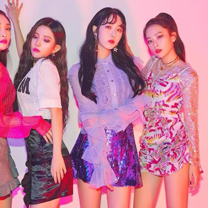 黄恩妃blackpink金智妮同款紫色荷叶边雪纺衫透视