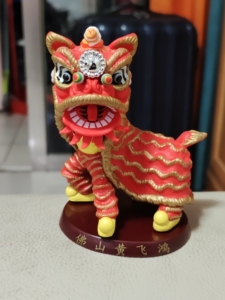 佛山中联黄飞鸿出品 醒狮迷你摆设 南狮 舞狮汽车摆件