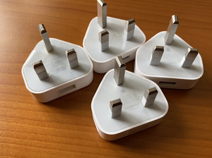 iphone手机原装插头苹果正品充电器头插座港版英规三角牛拆