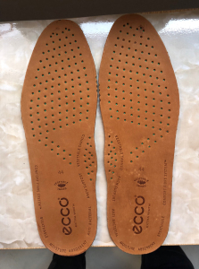 爱步ecco正品44码皮质鞋垫!