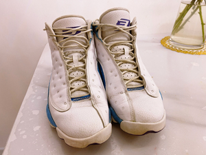 飞人aj13保罗pe白蓝配色