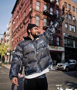 tnf夜行者纽约星空羽绒服星空蓝   tnf x extra