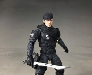 李秉宪白幽灵忍者3.75寸1:18头雕现货 头雕涂装重涂现货