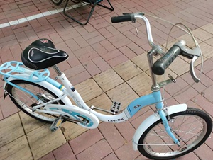 【九成新自行车】蓝岛牌自行车，20寸。成色如图，图片即实拍。
