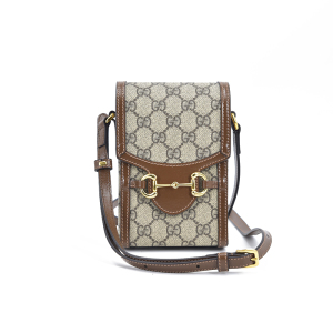 9新][先鉴后发]古驰gucci 1955系列马衔扣迷你手机包
