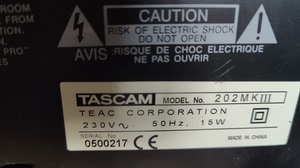 TASCAM  202MKⅢ卡座电源变压器