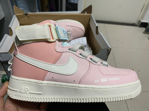 nike空军一号 樱花粉独角兽 36码