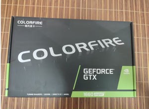 全新未拆封盒装七彩虹1660s镭风,6g显存,电竞游戏显卡
