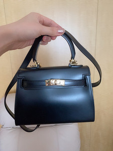 恶搞爱马仕kelly果冻包黑金25香港bag o