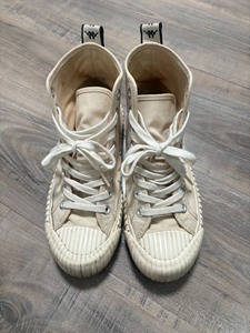 Kappa卡帕串标板鞋帆布鞋韩国白高邦高筒高帮饼干鞋