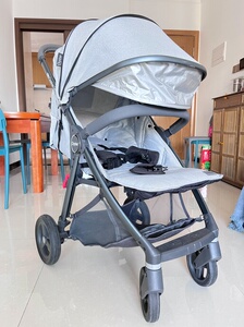 英国oyster zero婴儿折叠推车,超结实,空间大,双胞