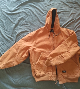 walls 美式 工装连帽夹克 小众工装外套 重磅帆布  保