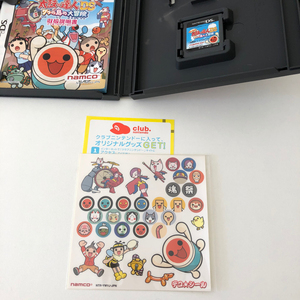 nds游戏卡带  太鼓达人 有贴纸 日版 箱说全