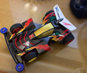 田宫新三角箭zmc日本胜利队 ,s1底盘,全喷完美无水贴,绝