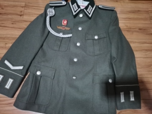 ddr nva 东德人民军 中期黑领下士官常服礼服上衣,衣服