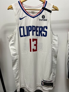 保罗乔治19-20赛季主场白au球衣