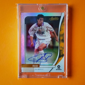 劳尔签字卡 劳尔签名卡 帕尼尼编年史系列皇马传奇指环王劳尔签