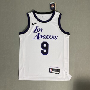 nba23赛季 湖人队 城市版 白色 9号隆多高品质球衣_阿里巴巴找货神器