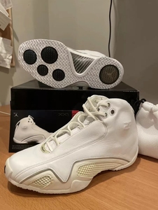 jordan xxi aj21 乔丹21代篮球鞋 元年全白配