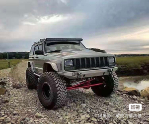 切诺基213 吉普2500 改装前后竞技杠 飞机轮眉  升高