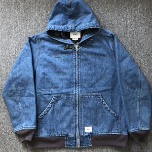 wtaps deck jacket denim 18aw工装牛仔羊羔绒毛夹克外套dylan