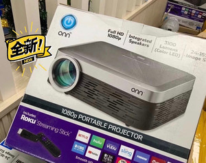 全新正品━质量保障60沃尔玛onn投影仪手机wifi无线投屏办