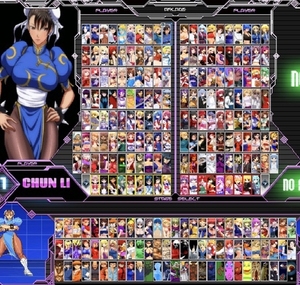 拳皇 mugen全女格斗2018 牛头 黑球