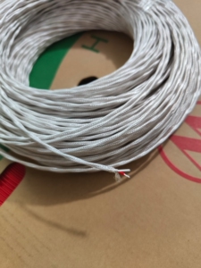 进口特氟龙两芯镀银信号线hifi音频线带屏蔽网2芯机内线