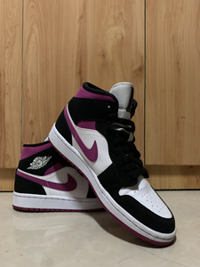 耐克aj1黑紫葡萄